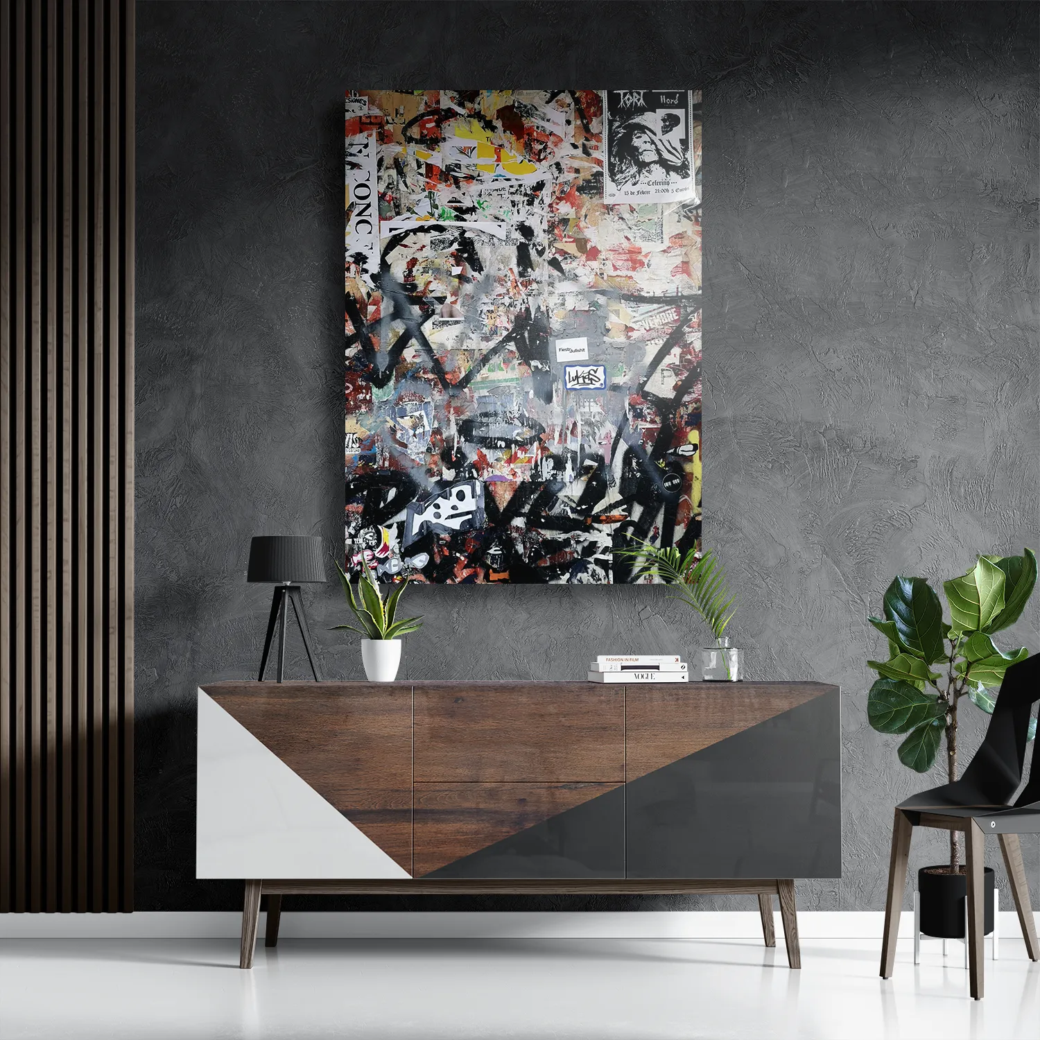Schilderij Knip en Plak Kunst Rechthoek Verticaal Template DB 50 70 Verticaal Abstract 50 3