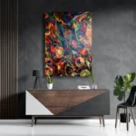 Schilderij Colorfull Art Design Rechthoek Verticaal Template DB 50 70 Verticaal Abstract 59 3