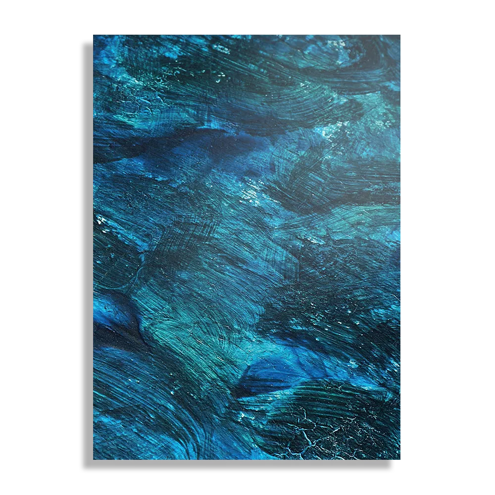 Schilderij Abstrat Blauw Rechthoek Verticaal Template DB 50 70 Verticaal Abstract 84 1