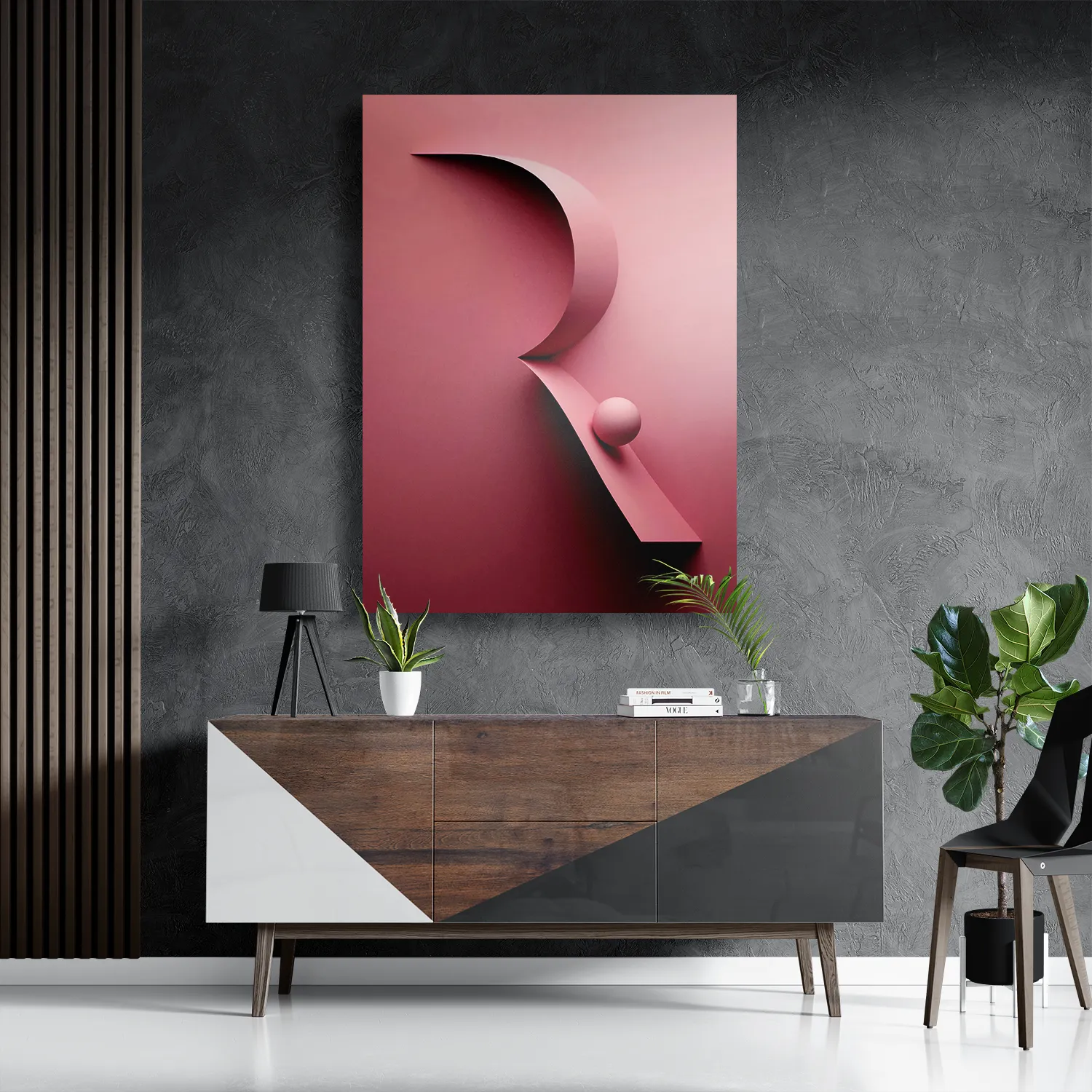 Template_DB_50-70_Verticaal_Abstract_86-3 Schilderij Letter R Rechthoek Verticaal Template DB 50 70 Verticaal Abstract 86 3