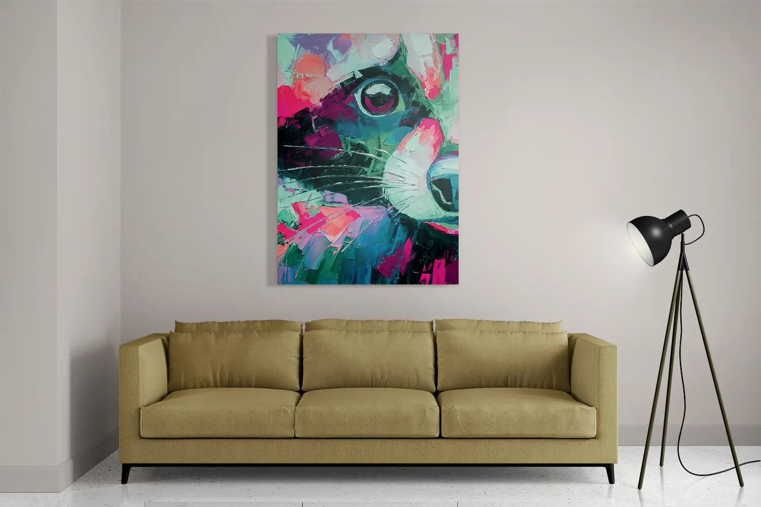 Template_DB_50-70_Verticaal_Abstract_96-2 Schilderij Vossenkop Kunst 01 Rechthoek Verticaal Template DB 50 70 Verticaal Abstract 96 2