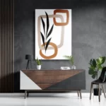 Schilderij Naturel tinten scandinavisch 02 Rechthoek Verticaal Template DB 50 70 Verticaal Abstract 97 3