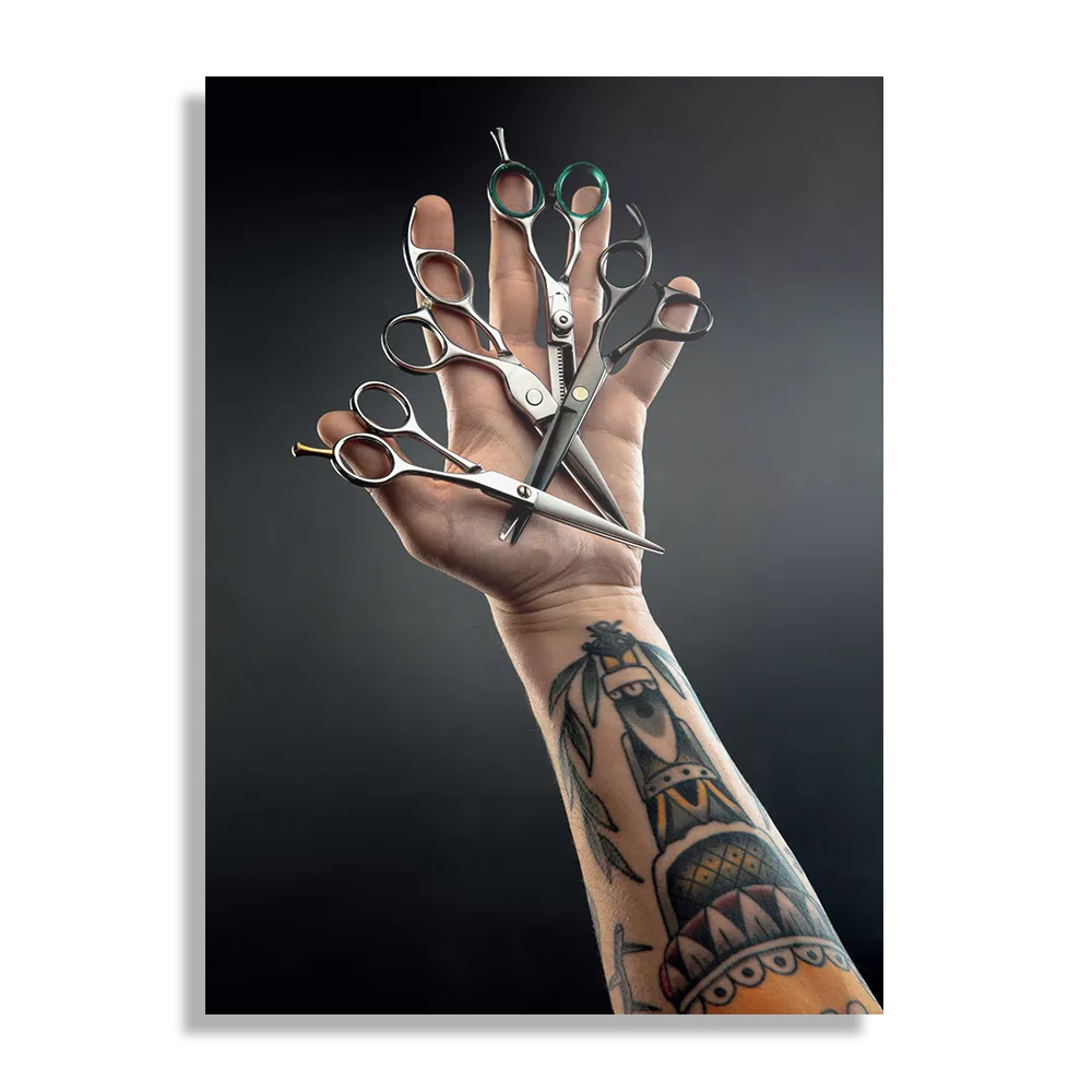 Schilderij Barber Shop 01 Rechthoek Verticaal Template DB 50 70 Verticaal Beauty 16 1