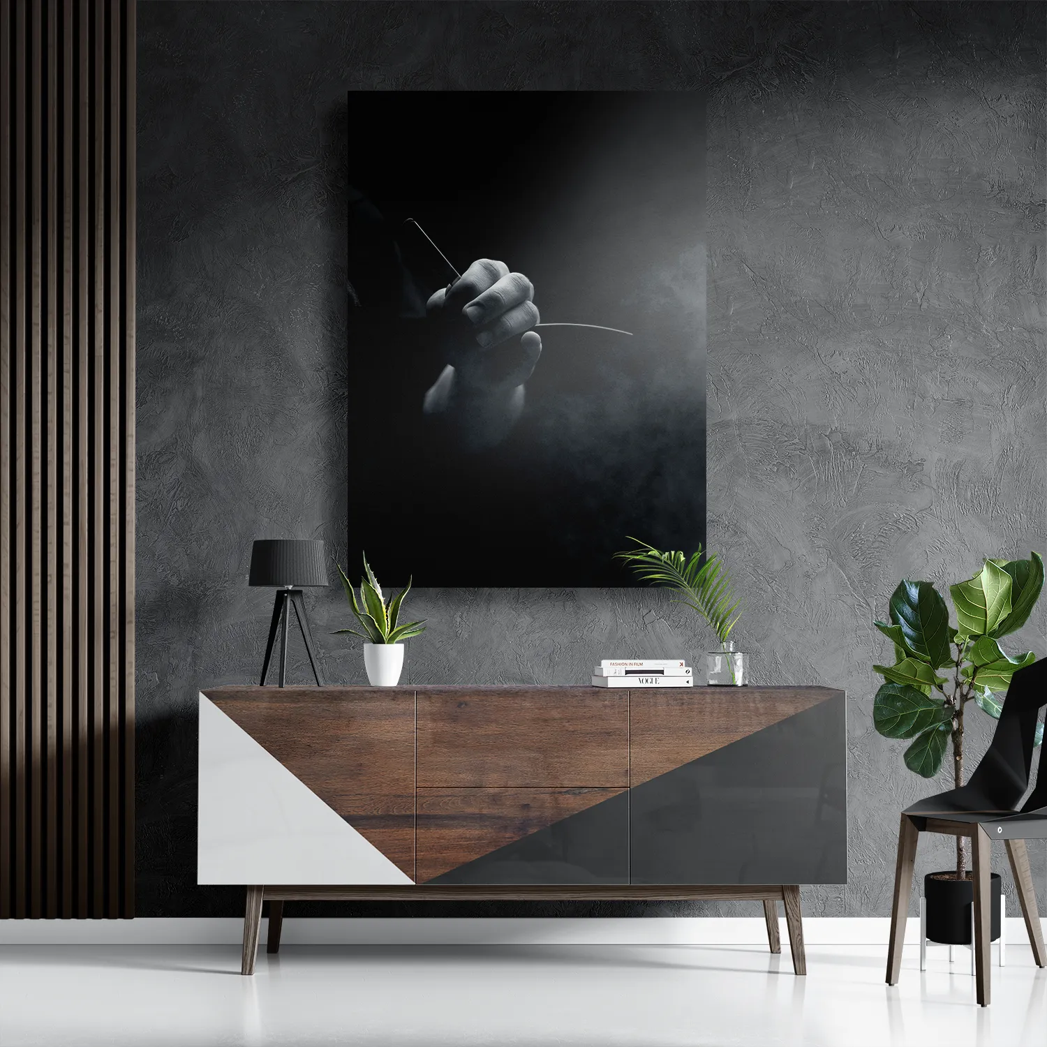 Schilderij Barber Shop 02 Rechthoek Verticaal Template DB 50 70 Verticaal Beauty 18 3