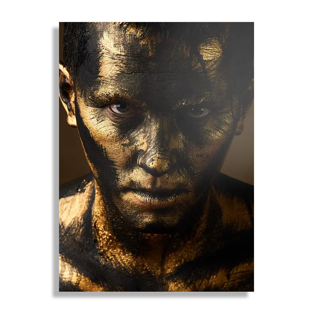 Schilderij Golden Men Rechthoek Verticaal Template DB 50 70 Verticaal Beauty 9 1