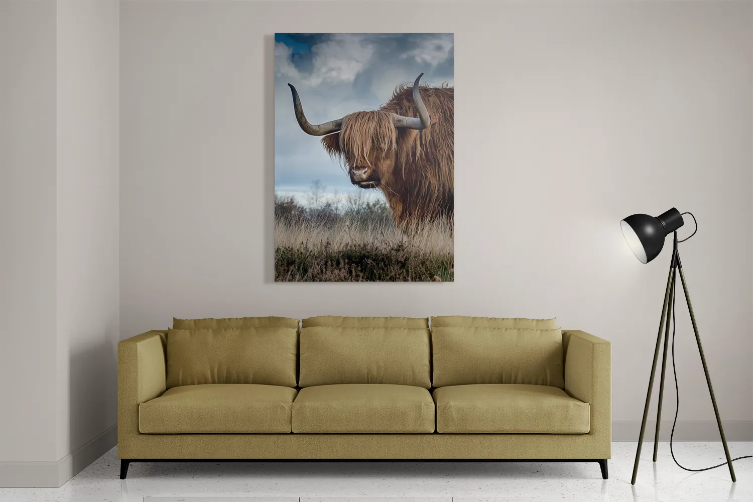 Schilderij Bizon Rechthoek Verticaal Template DB 50 70 Verticaal Dieren 18 2