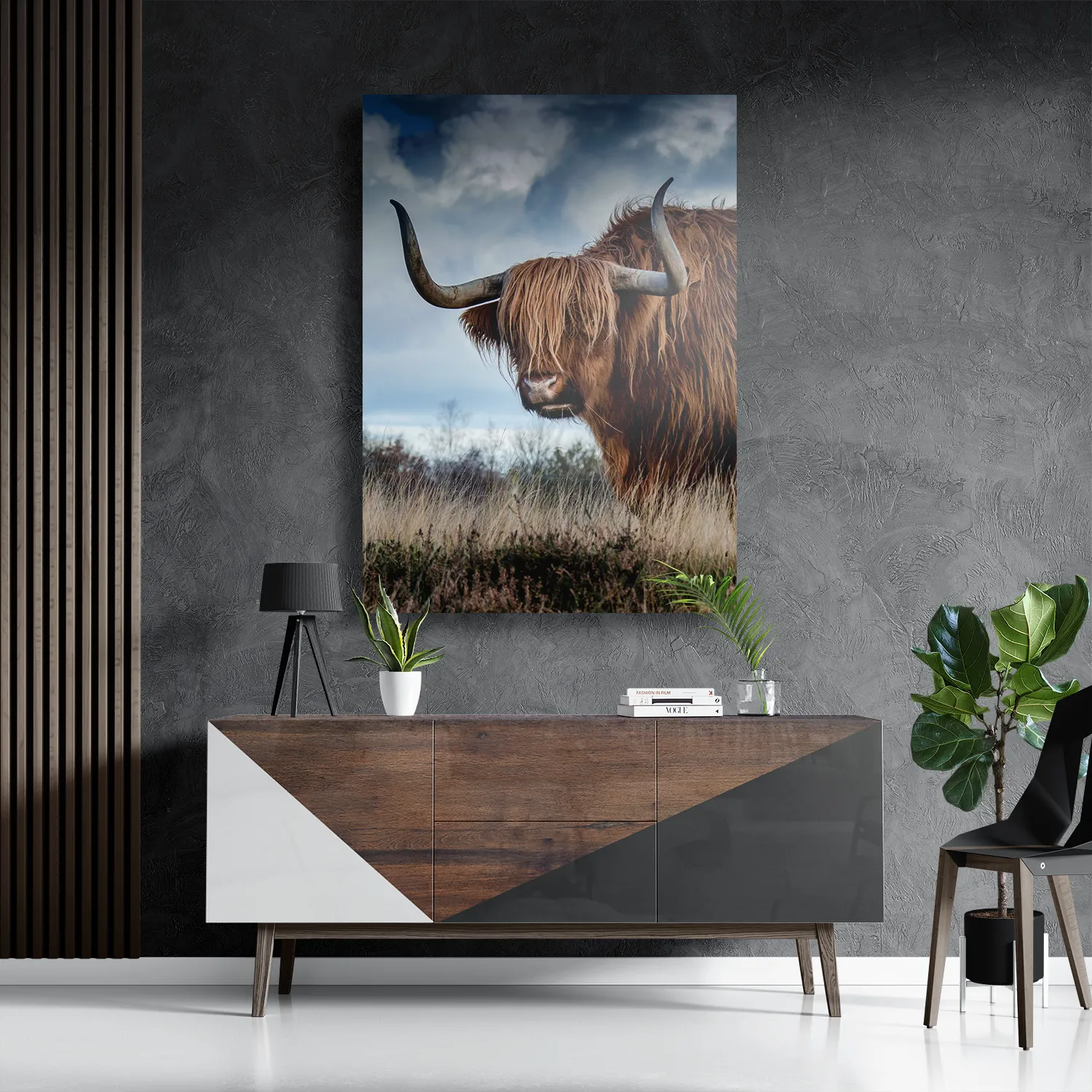 Schilderij Bizon Rechthoek Verticaal Template DB 50 70 Verticaal Dieren 18 3