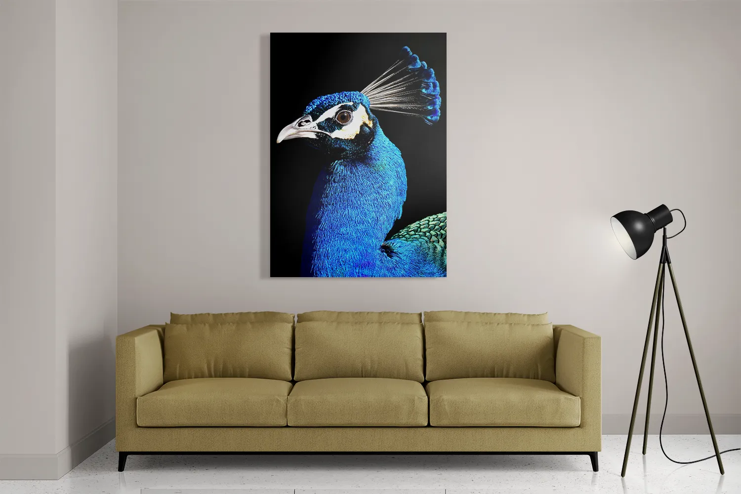Template_DB_50-70_Verticaal_Dieren_48-2 Schilderij De Pauw Rechthoek Verticaal Template DB 50 70 Verticaal Dieren 48 2