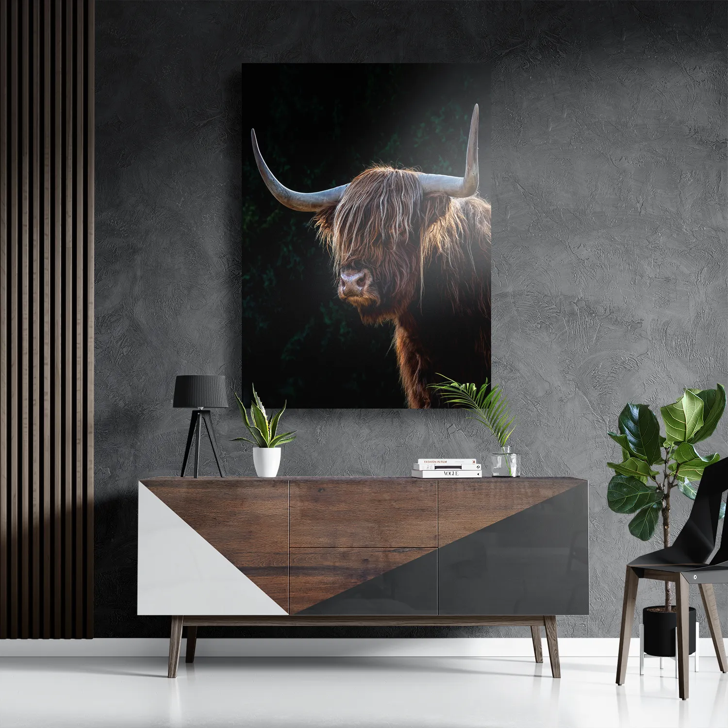 Schilderij De Wilde Bizon Rechthoek Verticaal Template DB 50 70 Verticaal Dieren 79 3