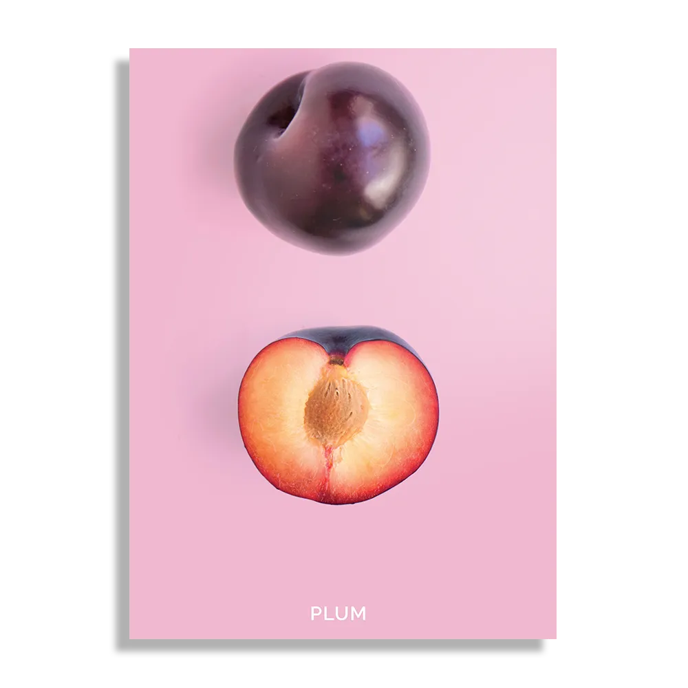 Schilderij Plum Pruim Paars Rechthoek Verticaal Template DB 50 70 Verticaal Eten En Drinken 10 1