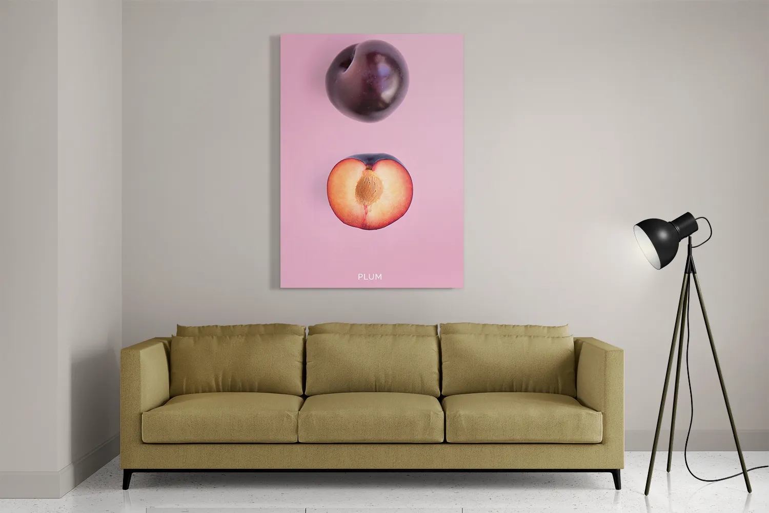Schilderij Plum Pruim Paars Rechthoek Verticaal Template DB 50 70 Verticaal Eten En Drinken 10 2