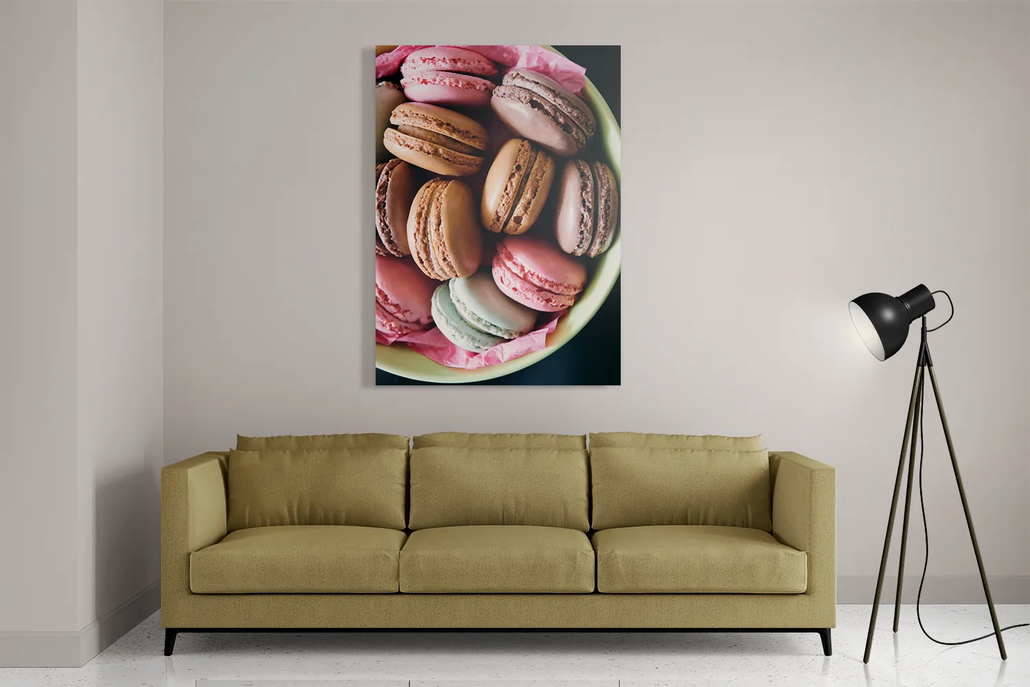 Schilderij Macarons 02 Rechthoek Verticaal Template DB 50 70 Verticaal Eten En Drinken 19 2