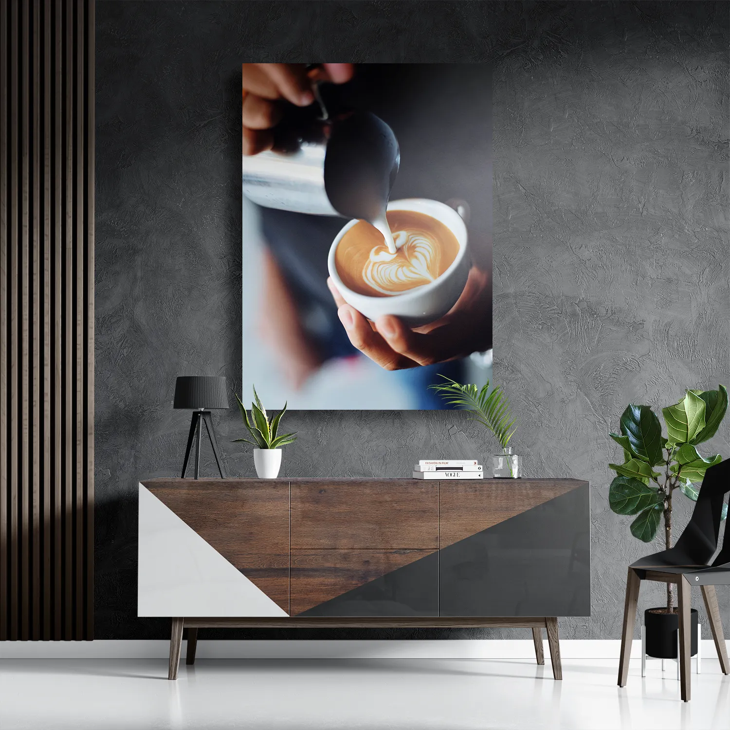 Schilderij Koffie Love Rechthoek Verticaal Template DB 50 70 Verticaal Eten En Drinken 20 3