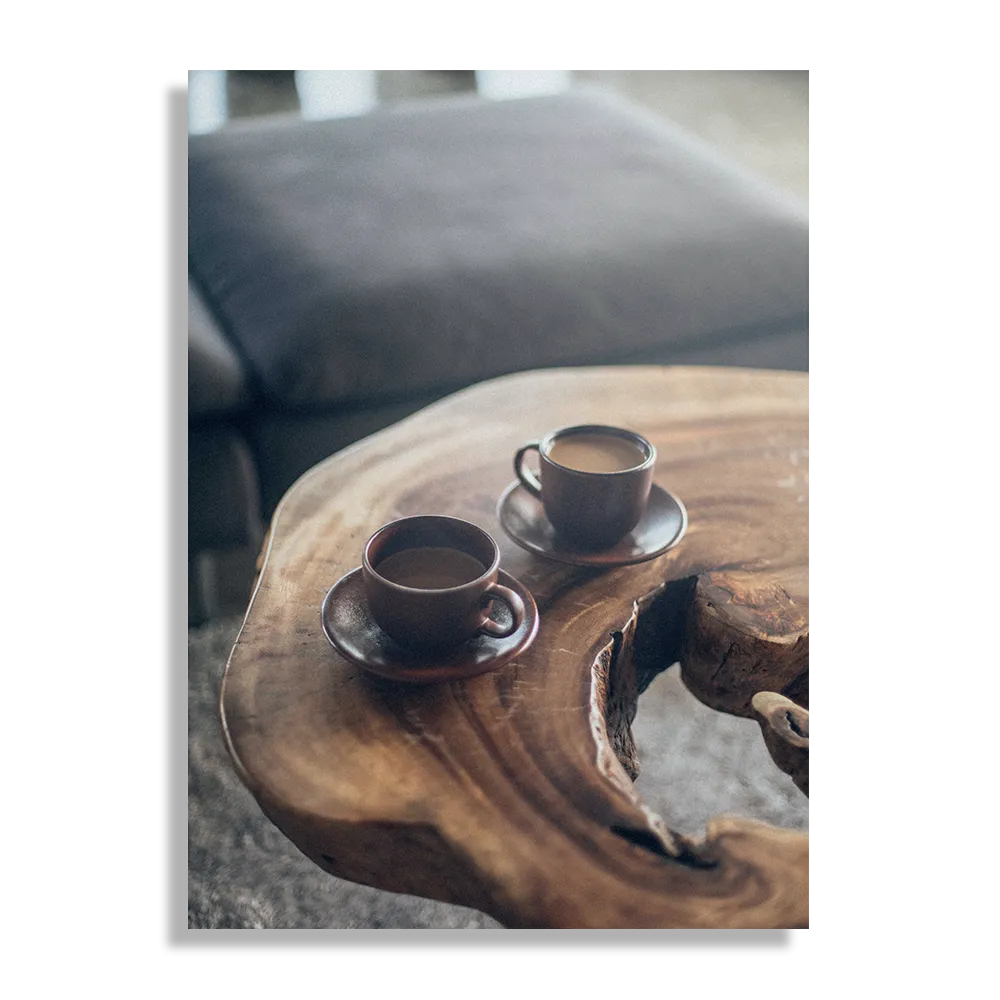 Schilderij Kopjes Koffie op Tafel Rechthoek Verticaal Template DB 50 70 Verticaal Eten En Drinken 23 1