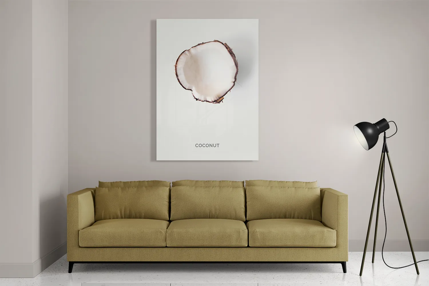 Schilderij Coconut Rechthoek Verticaal Template DB 50 70 Verticaal Eten En Drinken 3 2