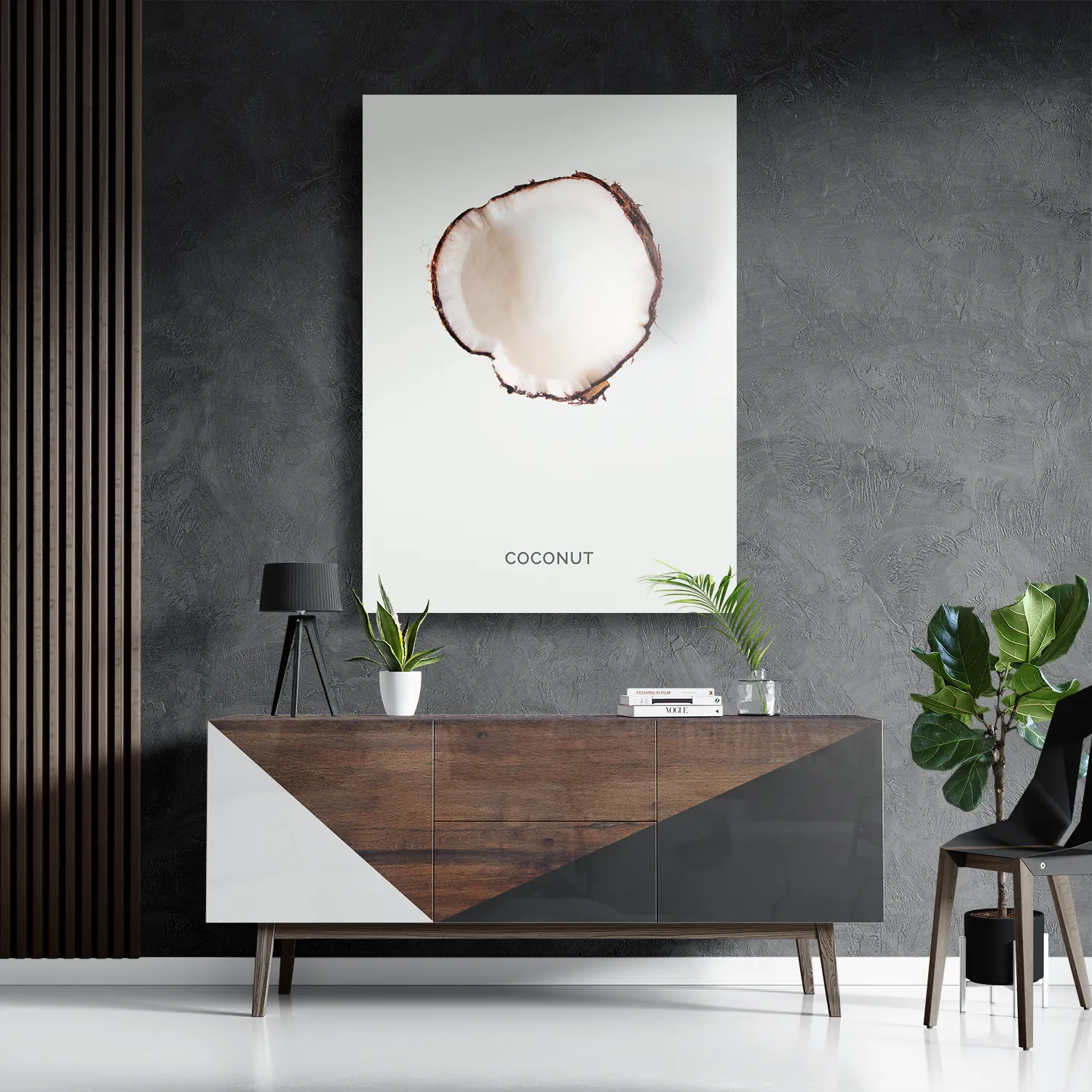 Schilderij Coconut Rechthoek Verticaal Template DB 50 70 Verticaal Eten En Drinken 3 3