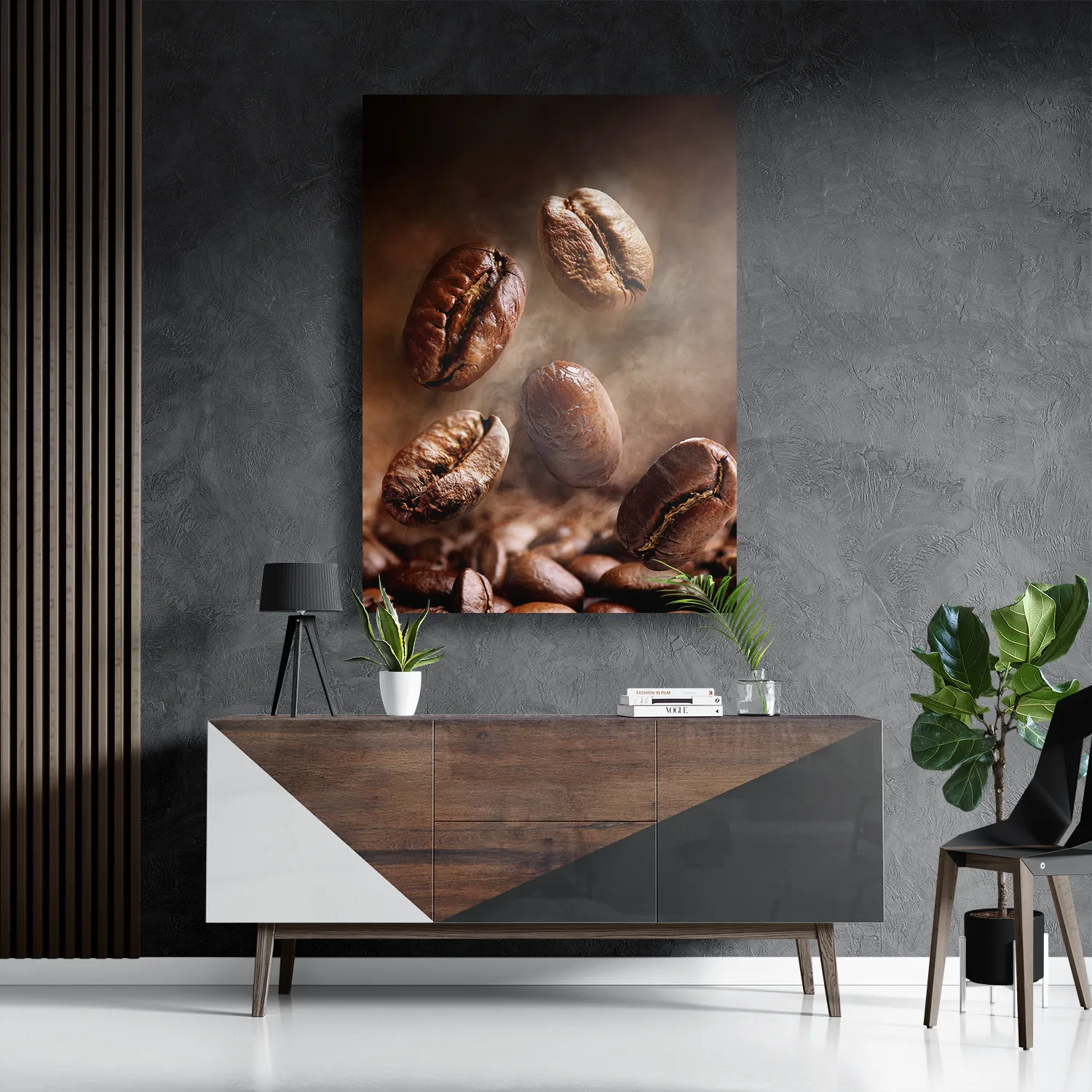Schilderij Koffiebonen Rechthoek Verticaal Template DB 50 70 Verticaal Eten En Drinken 32 3