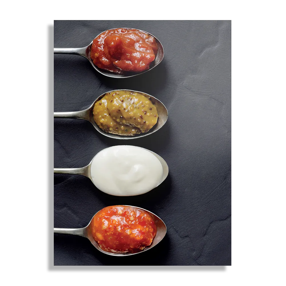Schilderij Pittige Sauzen Rechthoek Verticaal Template DB 50 70 Verticaal Eten En Drinken 34 1