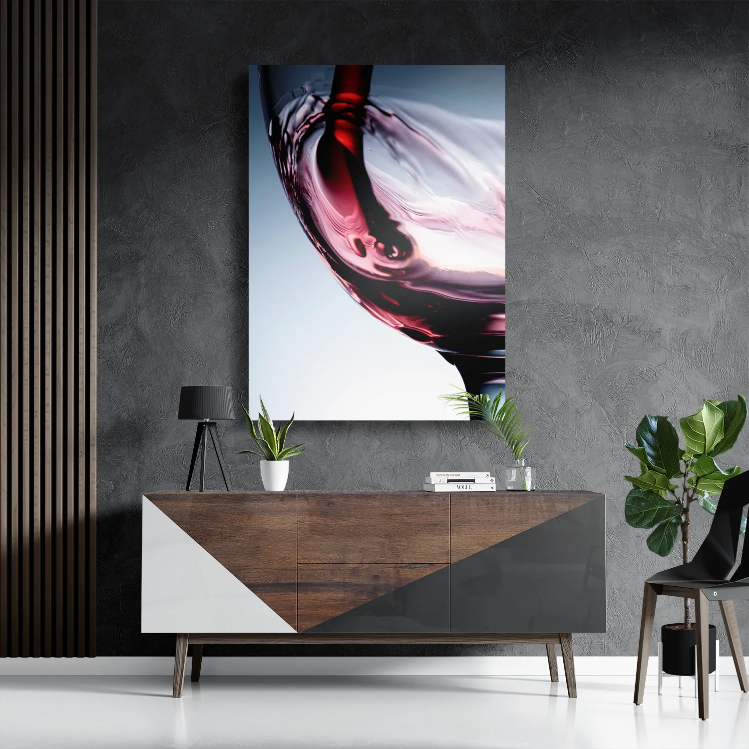 Schilderij Glas Rode wijn 01 Rechthoek Verticaal Template DB 50 70 Verticaal Eten En Drinken 36 3