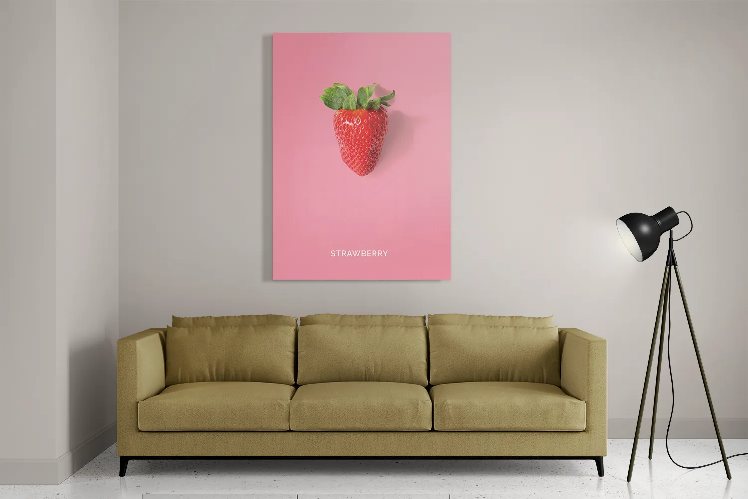 Schilderij Strawberry Rechthoek Verticaal Template DB 50 70 Verticaal Eten En Drinken 4 2