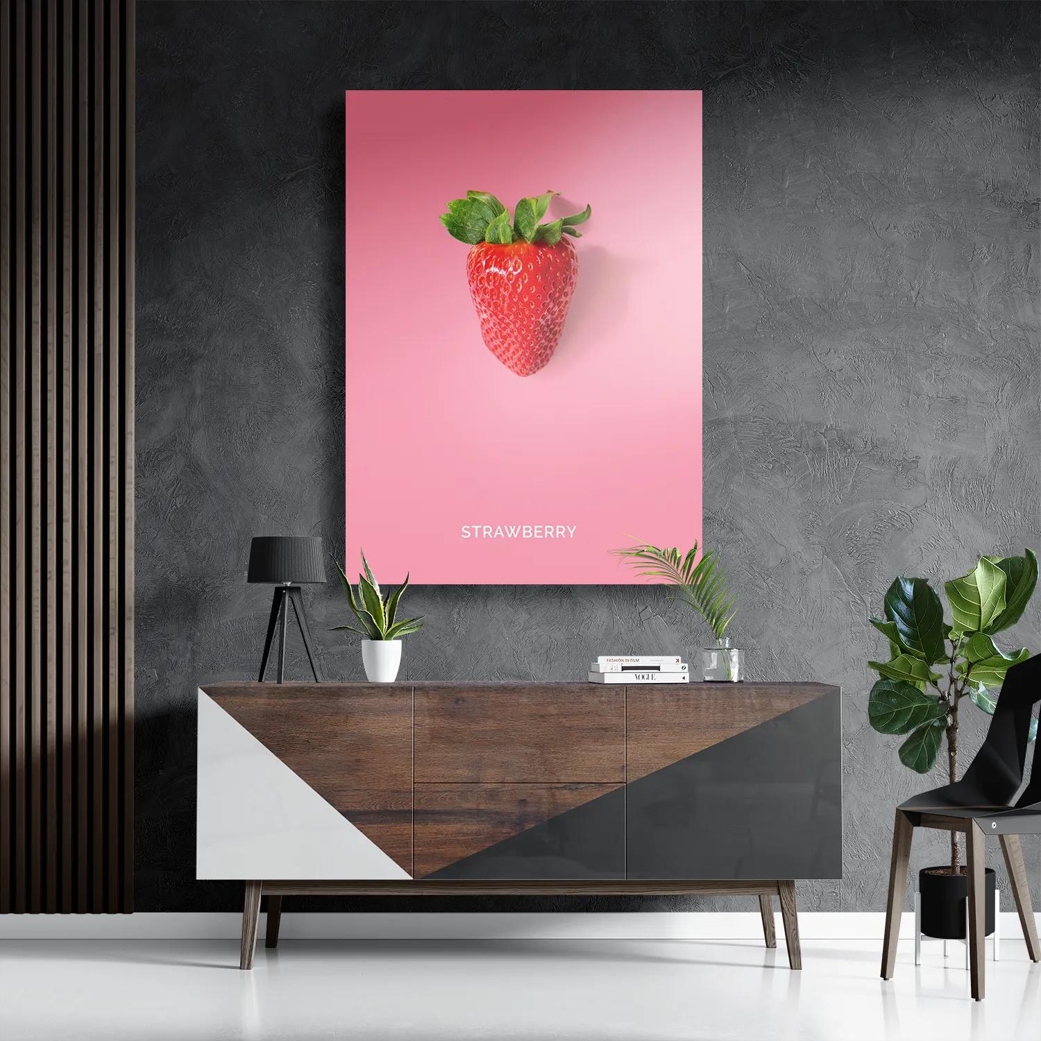 Schilderij Strawberry Rechthoek Verticaal Template DB 50 70 Verticaal Eten En Drinken 4 3