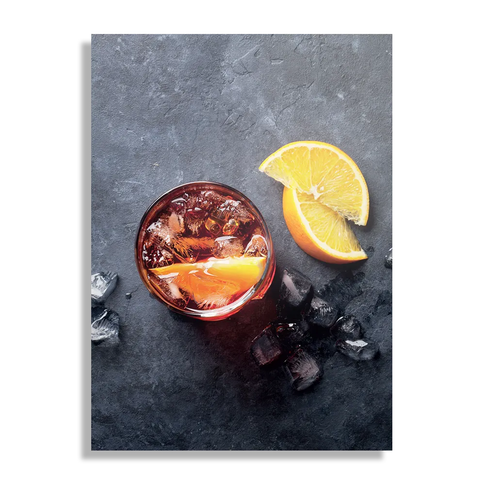 Schilderij Cocktail met Citroen Rechthoek Verticaal Template DB 50 70 Verticaal Eten En Drinken 42 1