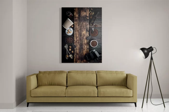 Schilderij Home Made Coffees Set Rechthoek Verticaal Template DB 50 70 Verticaal Eten En Drinken 43 2