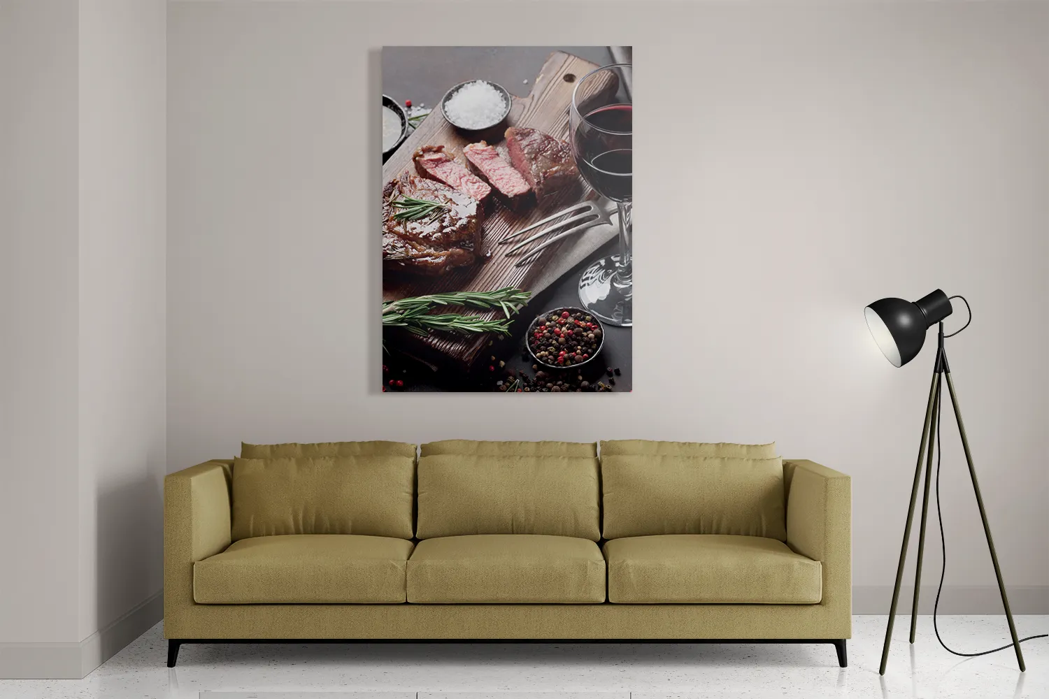 Schilderij Beef met Rode Wijn Rechthoek Verticaal Template DB 50 70 Verticaal Eten En Drinken 47 2