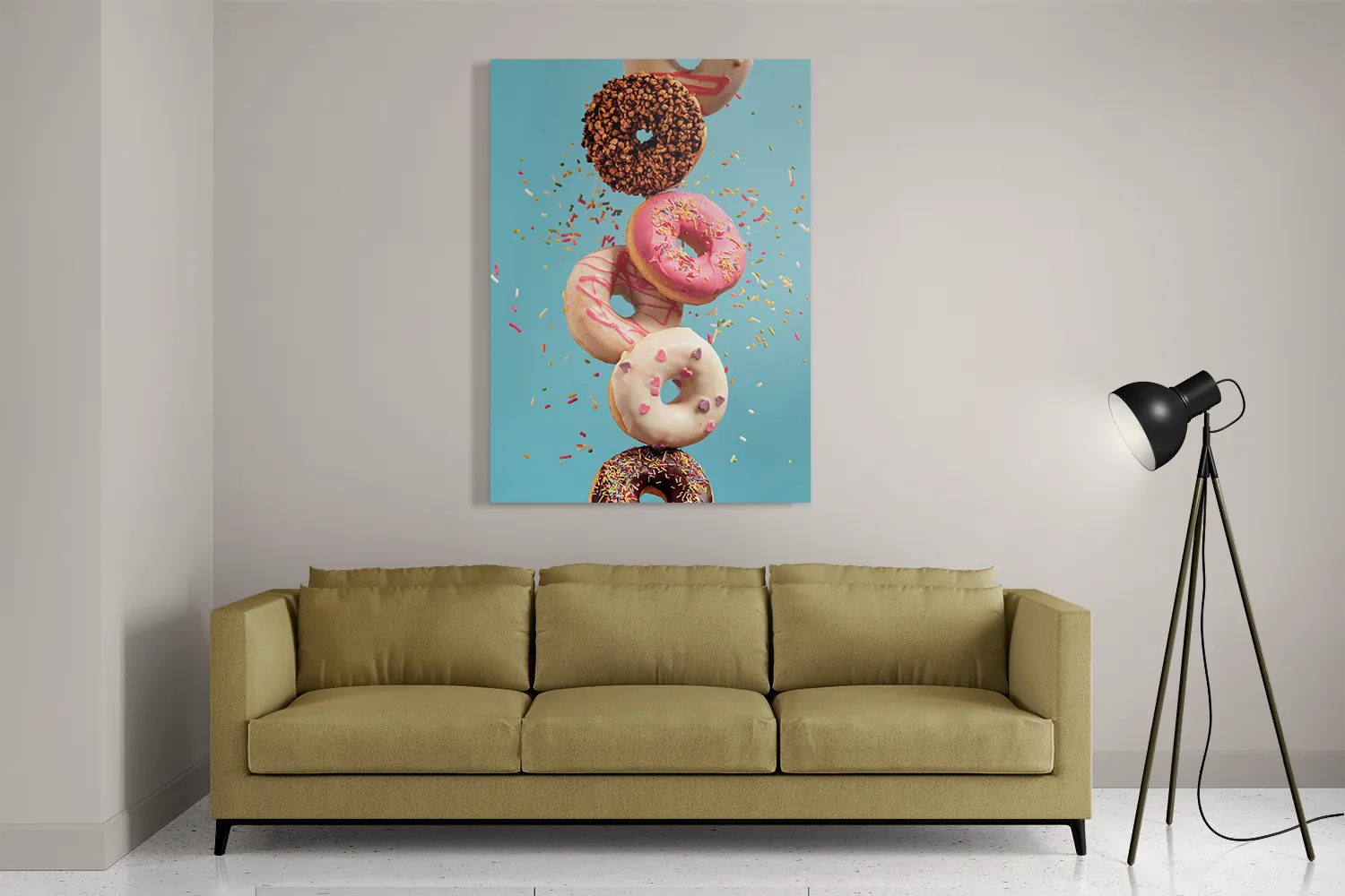Schilderij Donuts Rechthoek Verticaal Template DB 50 70 Verticaal Eten En Drinken 48 2