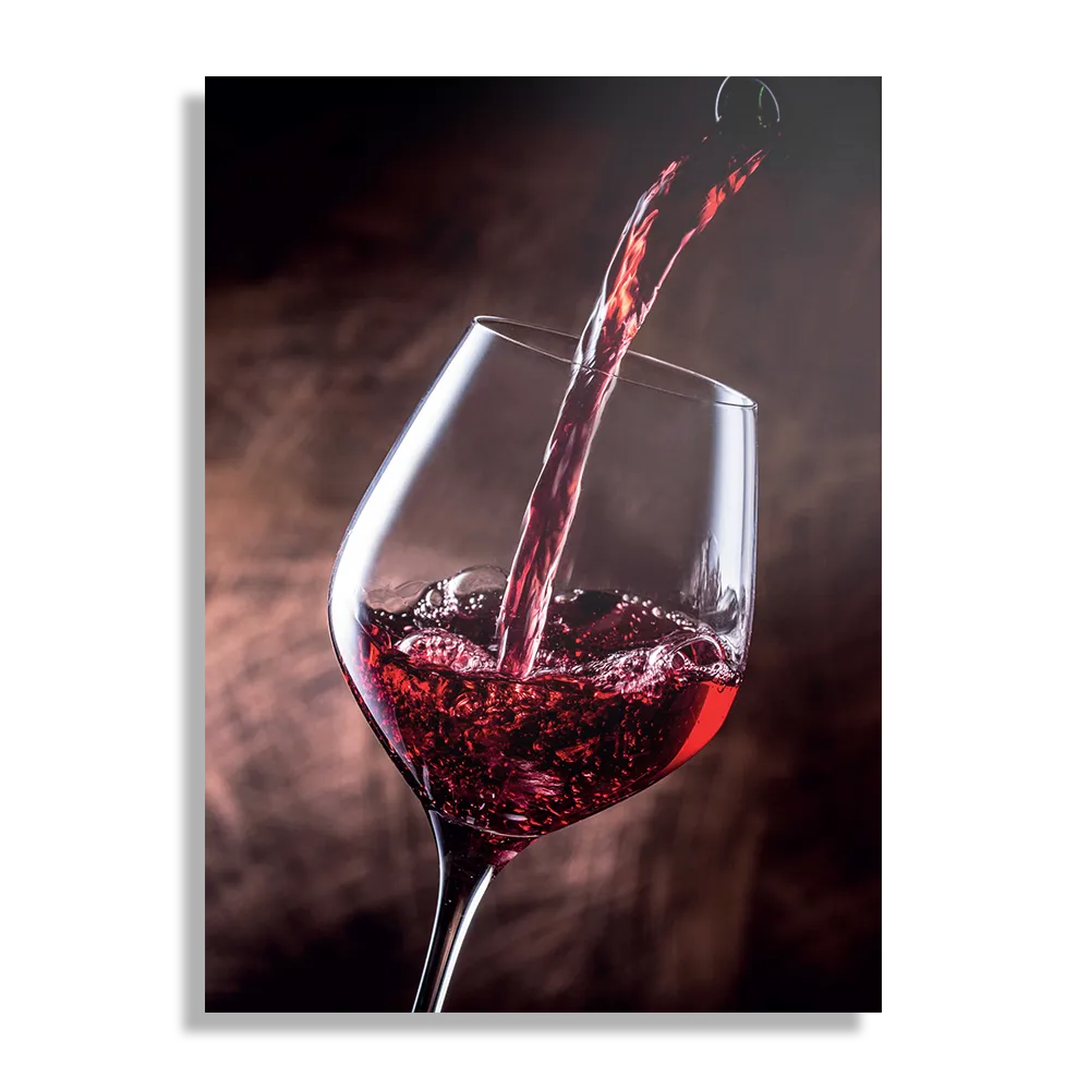 Schilderij Glas Rode wijn 02 Rechthoek Verticaal Template DB 50 70 Verticaal Eten En Drinken 51 1