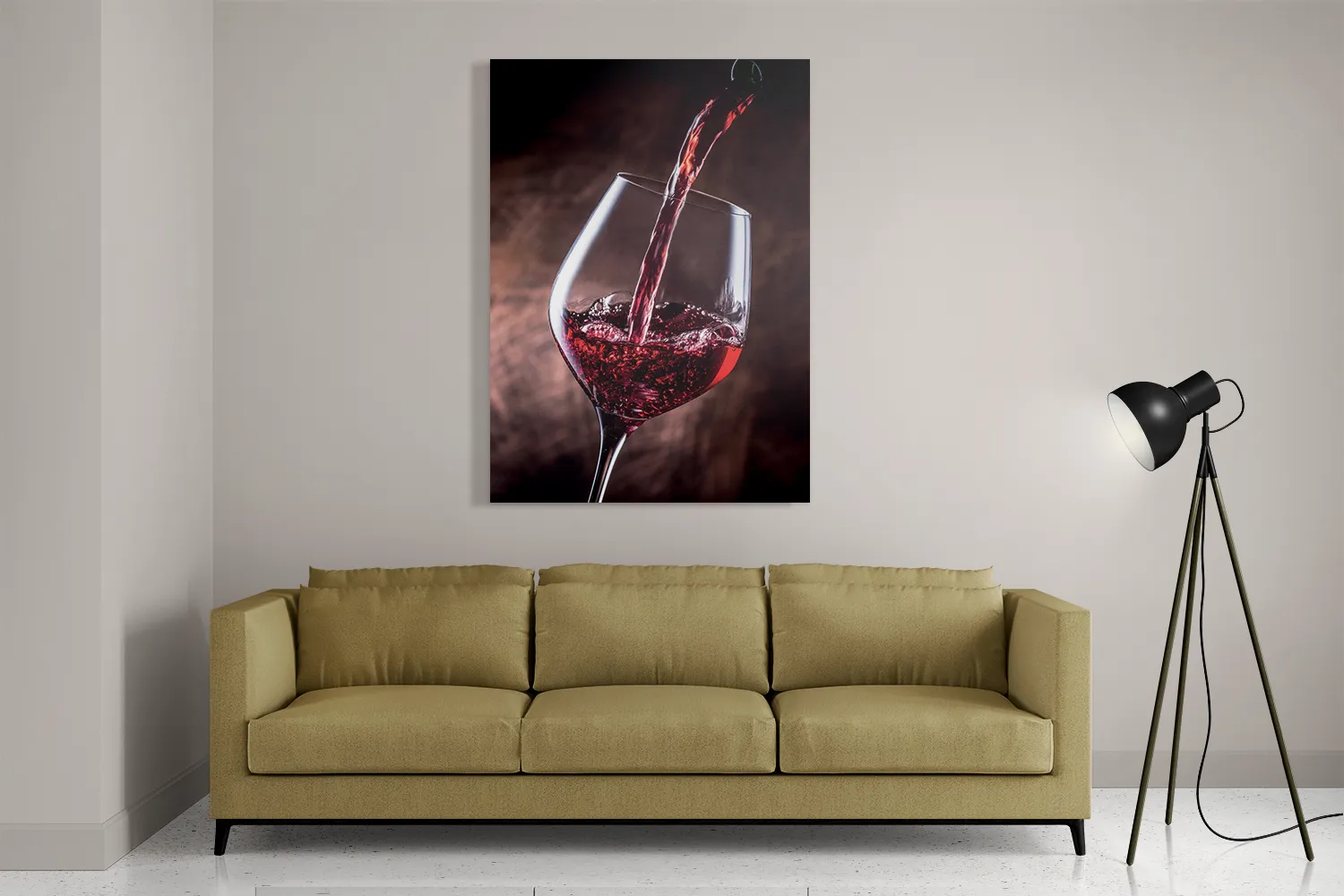 Schilderij Glas Rode wijn 02 Rechthoek Verticaal Template DB 50 70 Verticaal Eten En Drinken 51 2