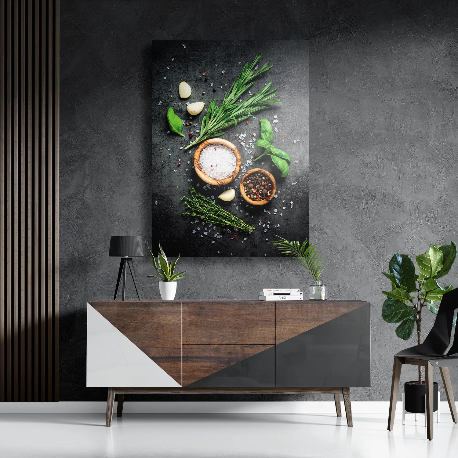 Schilderij Specerijen met Groen Rechthoek Verticaal Template DB 50 70 Verticaal Eten En Drinken 63 3