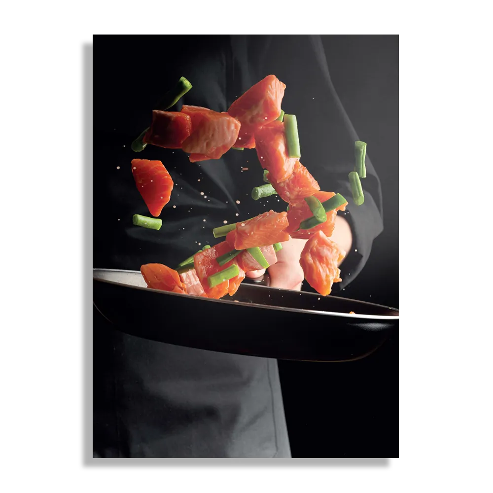 Schilderij Zalm Wokken Rechthoek Verticaal Template DB 50 70 Verticaal Eten En Drinken 64 1