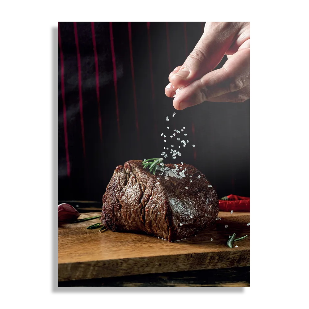 Schilderij Home Made Beef Rechthoek Verticaal Template DB 50 70 Verticaal Eten En Drinken 66 1