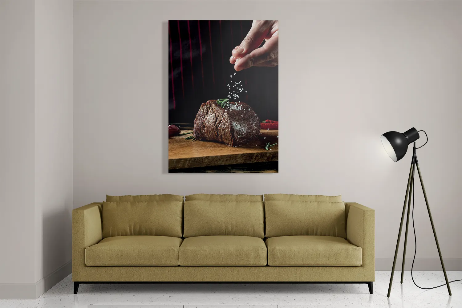 Schilderij Home Made Beef Rechthoek Verticaal Template DB 50 70 Verticaal Eten En Drinken 66 2