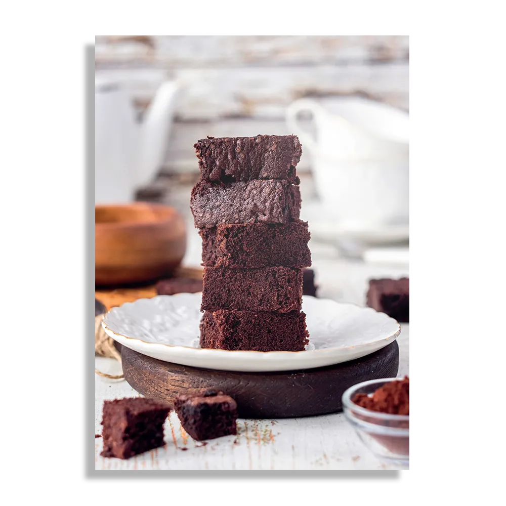 Schilderij Brownies Rechthoek Verticaal Template DB 50 70 Verticaal Eten En Drinken 69 1