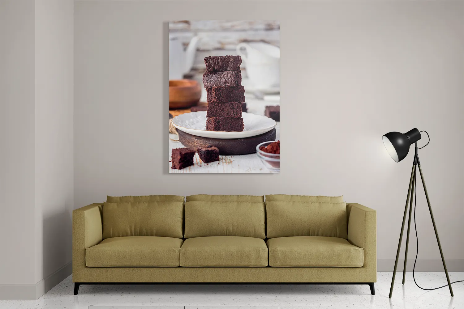 Schilderij Brownies Rechthoek Verticaal Template DB 50 70 Verticaal Eten En Drinken 69 2