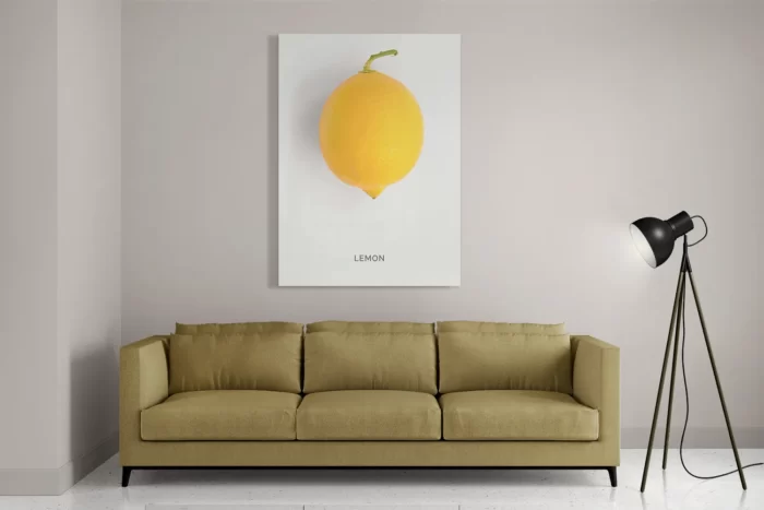 Schilderij Lemon Citroen Rechthoek Verticaal Template DB 50 70 Verticaal Eten En Drinken 7 2
