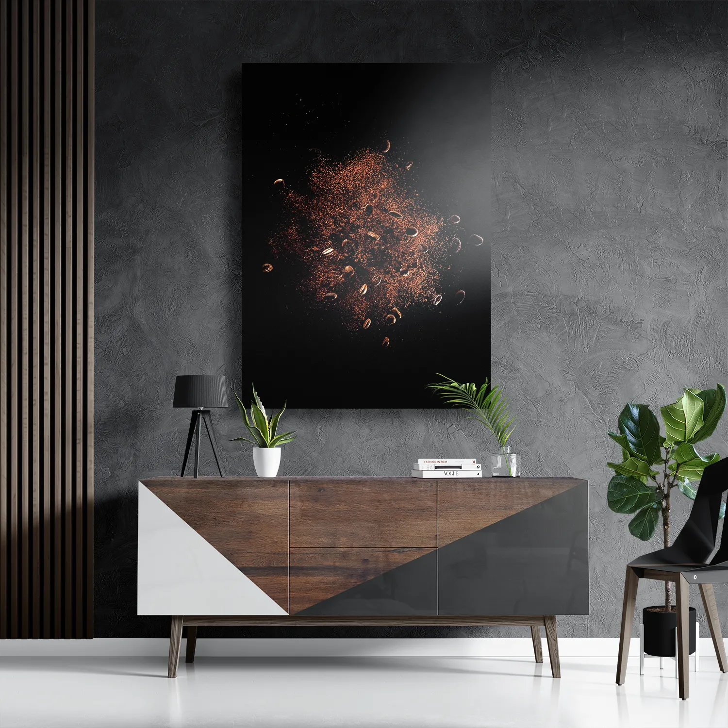 Schilderij Koffiebonen 02 Rechthoek Verticaal Template DB 50 70 Verticaal Eten En Drinken 70 3