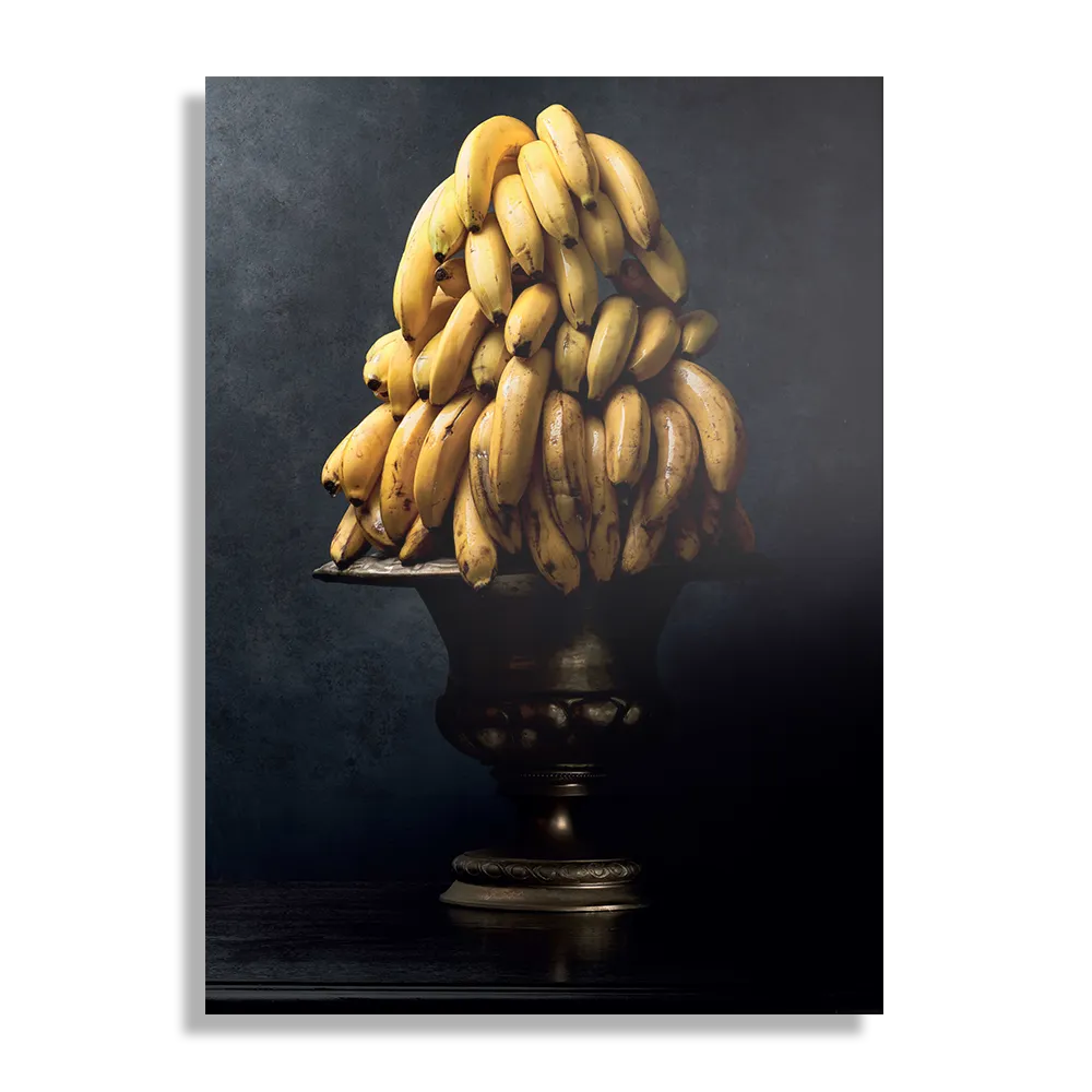 Schilderij Tros Bananen Schaal Rechthoek Verticaal Template DB 50 70 Verticaal Eten En Drinken 73 1