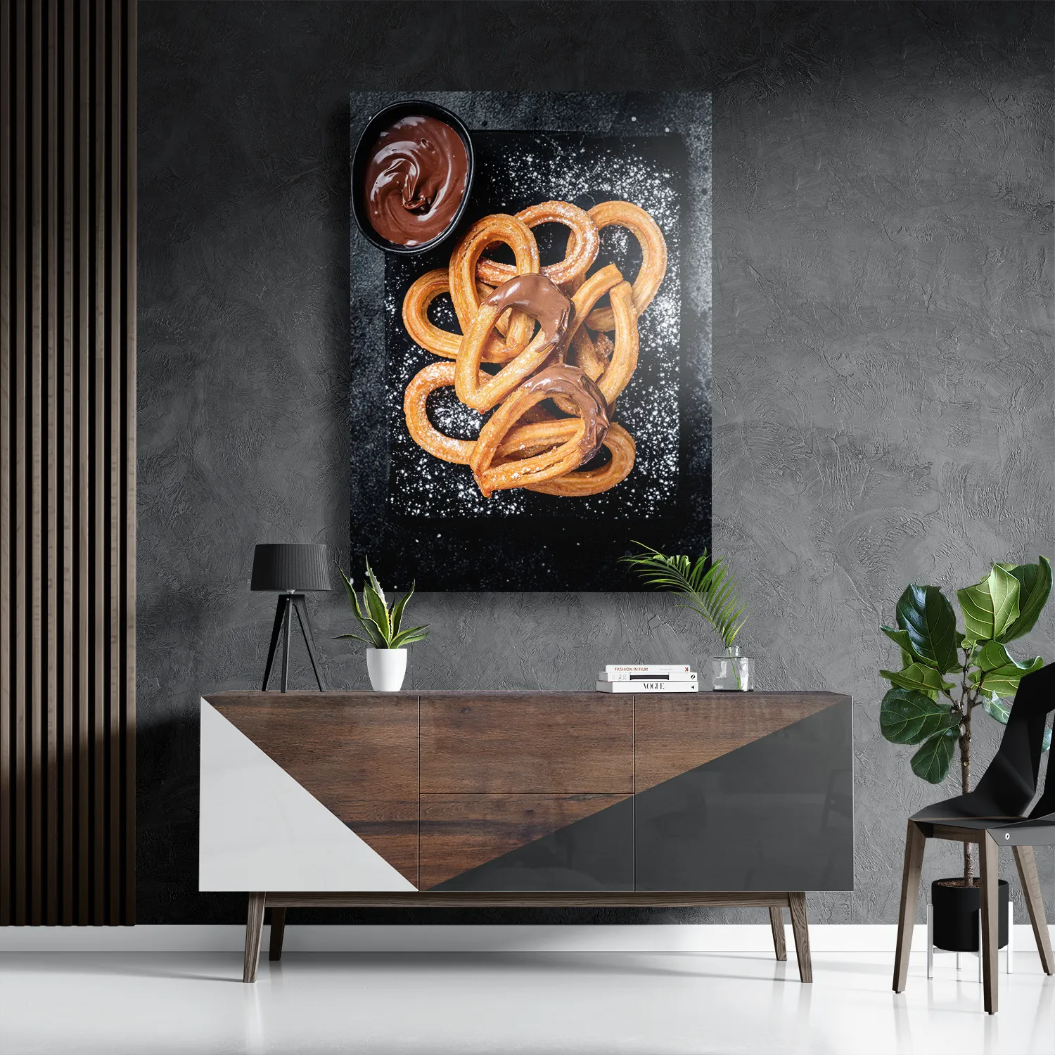 Schilderij Churros Rechthoek Verticaal Template DB 50 70 Verticaal Eten En Drinken 76 3