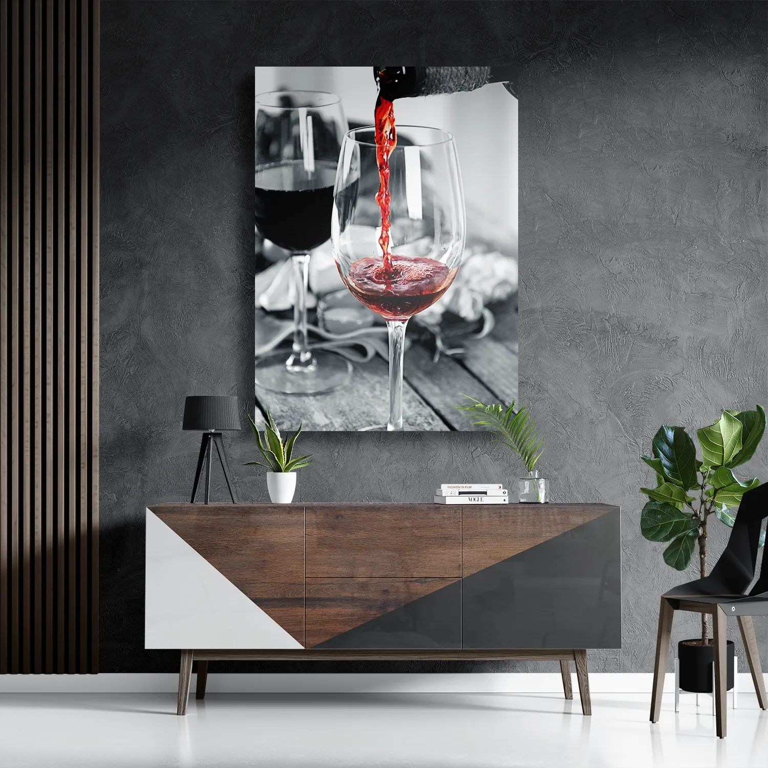 Schilderij Red Red Wine 02 Rechthoek Verticaal Template DB 50 70 Verticaal Eten En Drinken 79 3