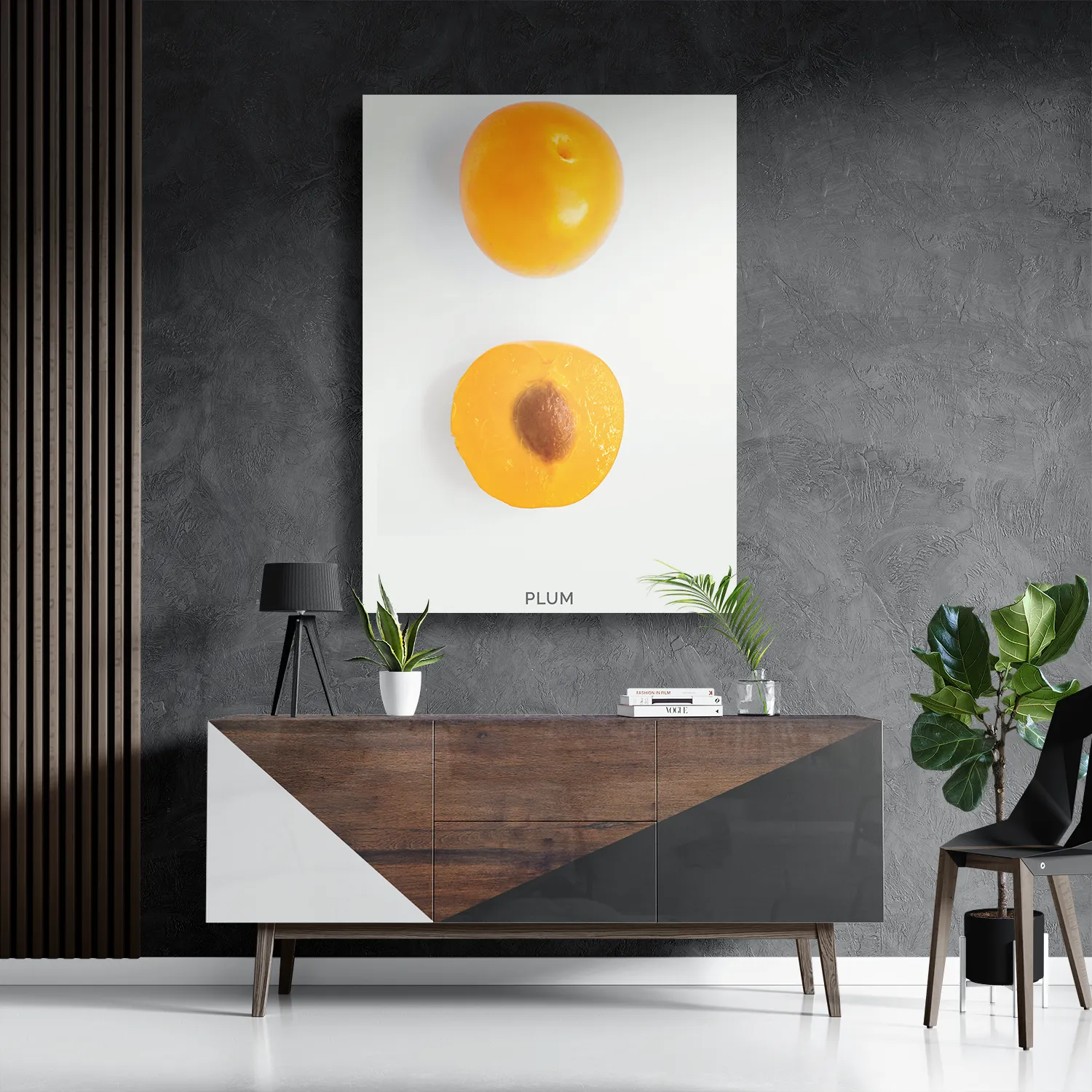 Template_DB_50-70_Verticaal_Eten-En-Drinken_9-3 Schilderij Plum Pruim Oranje Rechthoek Verticaal Template DB 50 70 Verticaal Eten En Drinken 9 3