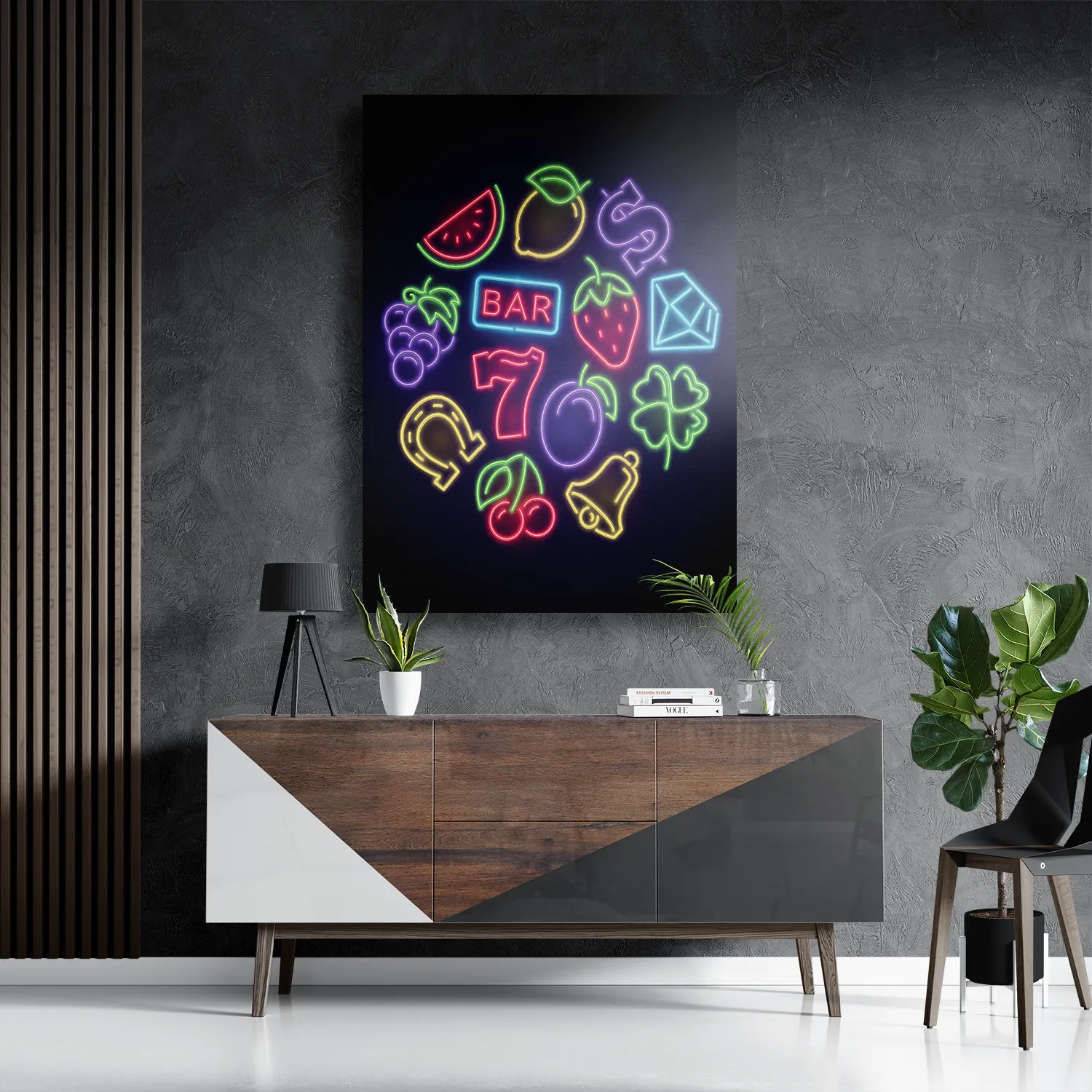 Schilderij Game Slot Iconen Rechthoek Verticaal Template DB 50 70 Verticaal Gaming En Spel 1 3