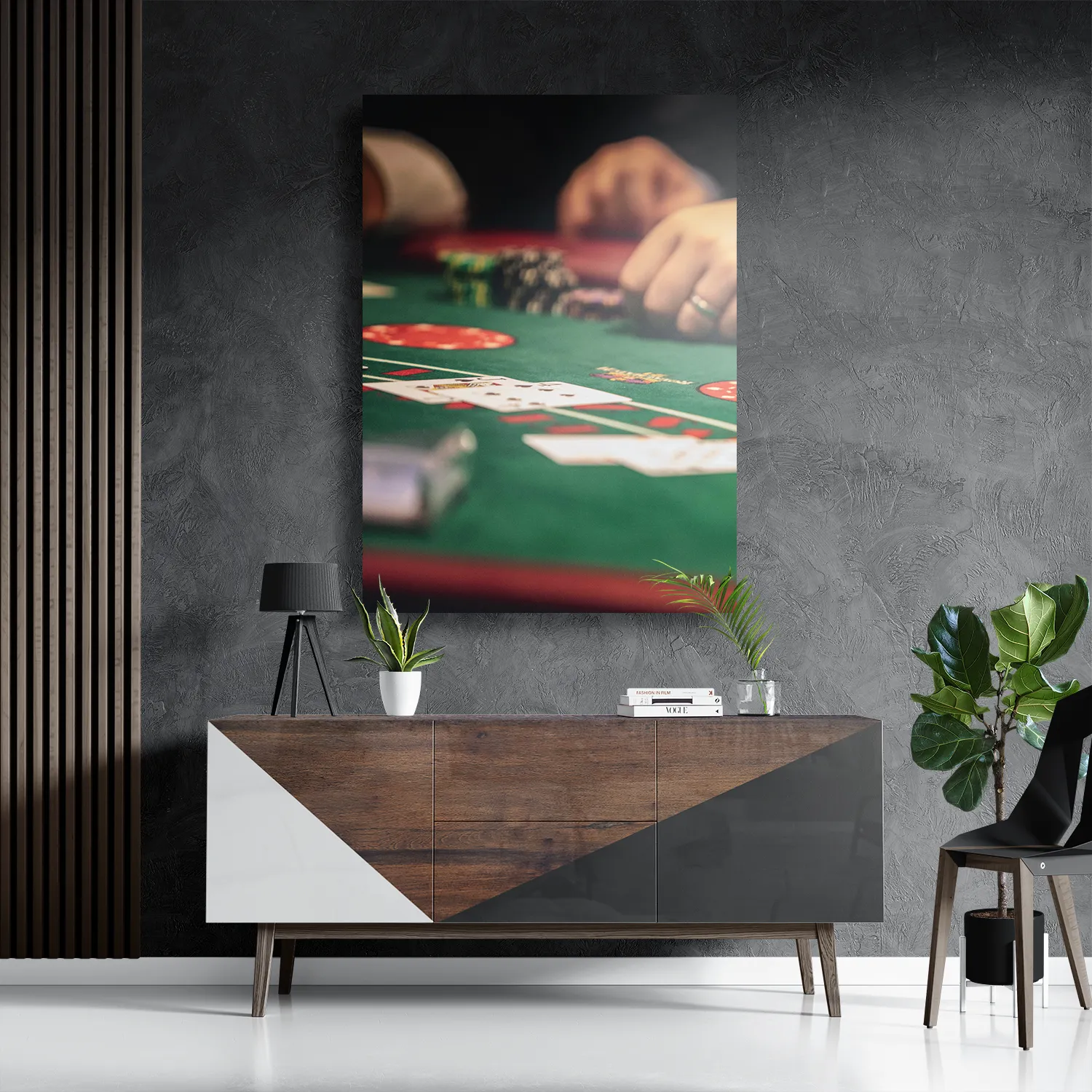 Schilderij Poker Rechthoek Verticaal Template DB 50 70 Verticaal Gaming En Spel 3 3