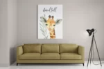 Schilderij Giraffe met de lange nek Rechthoek Verticaal Template DB 50 70 Verticaal Kinderen 5 2