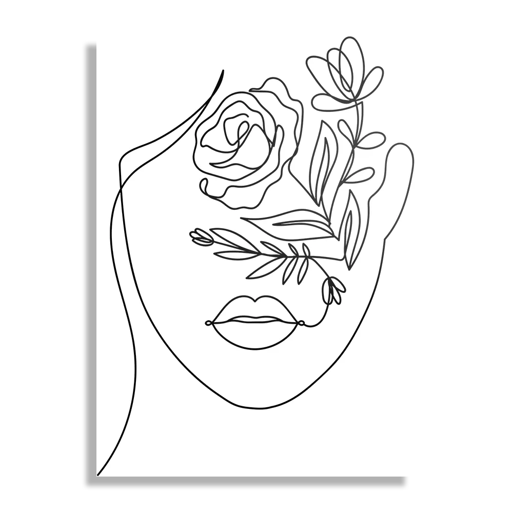 Schilderij De Bloemen Dame Rechthoek Verticaal Template DB 50 70 Verticaal Lifestyle 6 1