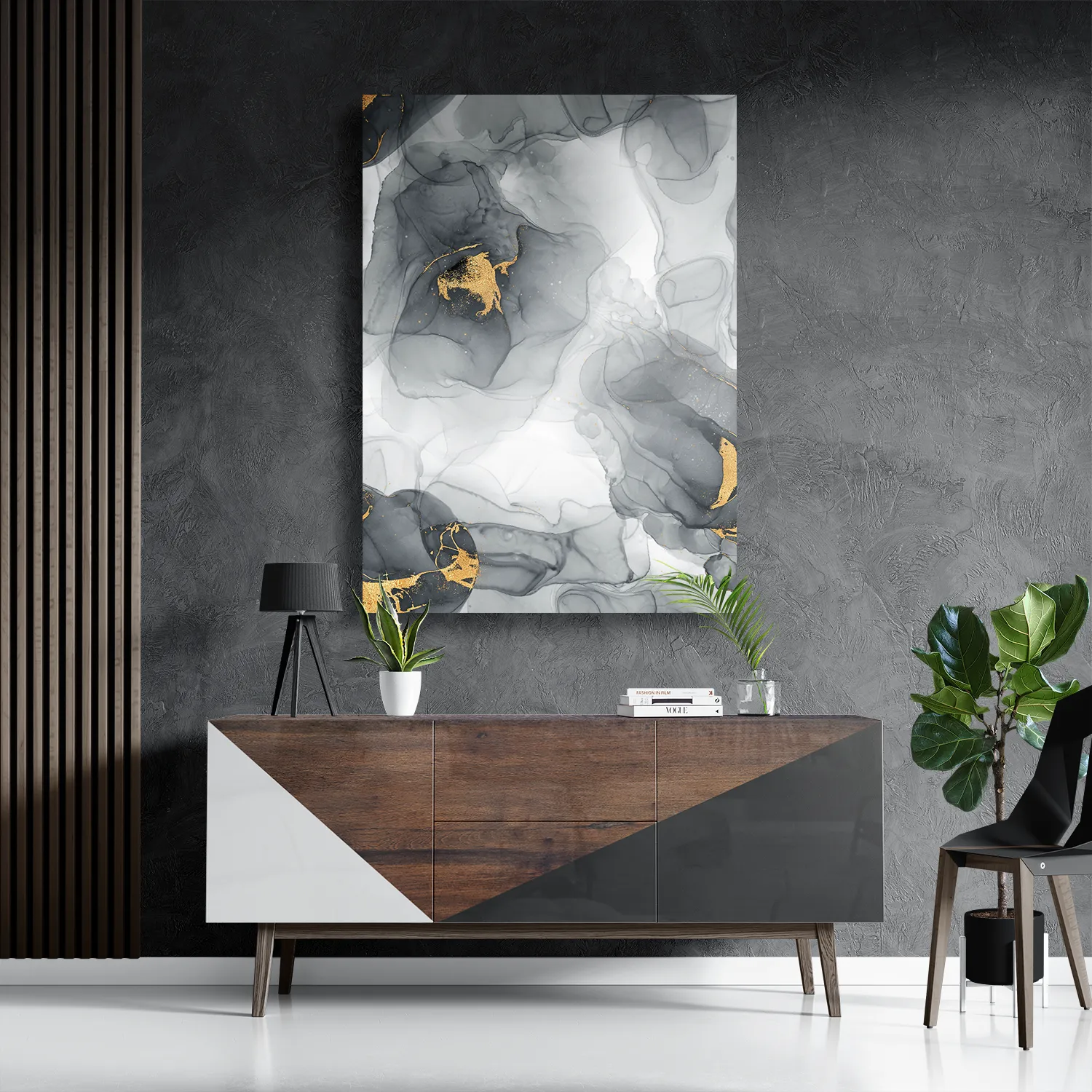 Template_DB_50-70_Verticaal_Marmer_13-3 Schilderij Abstract Marmer Look Grijs met Goud 04 Rechthoek Verticaal Template DB 50 70 Verticaal Marmer 13 3