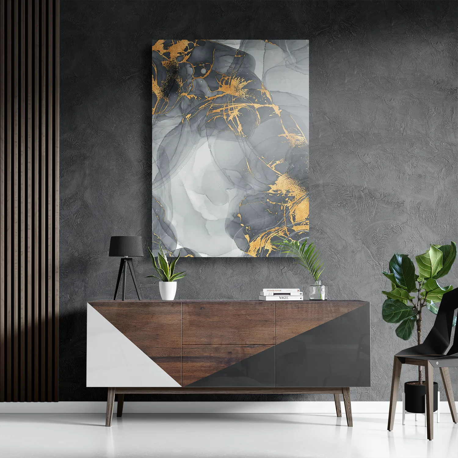 Template_DB_50-70_Verticaal_Marmer_14-3 Schilderij Abstract Marmer Look Grijs met Goud 05 Rechthoek Verticaal Template DB 50 70 Verticaal Marmer 14 3