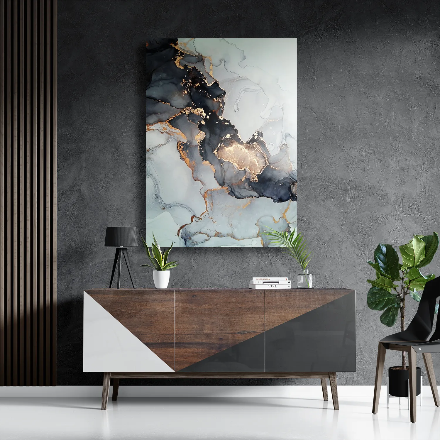 Schilderij Marmer Look Hotel Chique 01 Rechthoek Verticaal Template DB 50 70 Verticaal Marmer 19 3